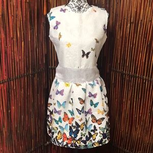 CRFS multi-color butterfly dress